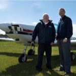 Pathfinder Flying Club's Roy Twigg and Wind Commander Andy March