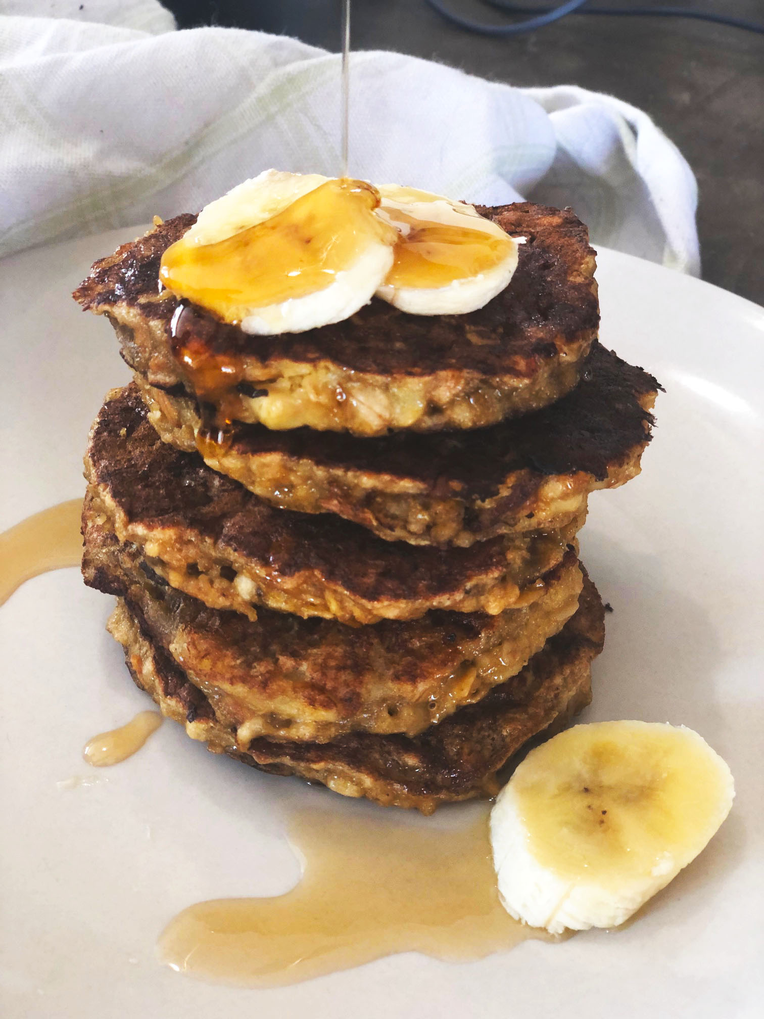 Banana Maple Pancakes Glebe Farm